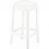 Compamia Fox Polycarbonate Counter Stool - Glossy White - Compamia Fox Polycarbonate Counter Stool - Glossy White
