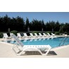 Aqua Pool Chaise Lounge White - Aqua Pool Chaise Lounge White