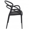 Compamia Mila Dining Arm Chair (Black) - Side - Compamia Mila Dining Arm Chair (Black) - Side