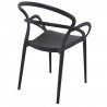 Compamia Mila Dining Arm Chair (Black) - Back Angled - Compamia Mila Dining Arm Chair (Black) - Back Angled