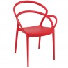 Compamia Mila Dining Arm Chair (Red) - Front Angled - Compamia Mila Dining Arm Chair (Red) - Front Angled
