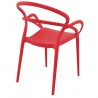 Compamia Mila Dining Arm Chair (Red) - Back Angled - Compamia Mila Dining Arm Chair (Red) - Back Angled