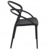 Pia Dining Chair (Black) - Side - Pia Dining Chair (Black) - Side