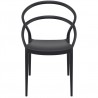 Pia Dining Chair (Black) - Front - Pia Dining Chair (Black) - Front