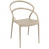 Pia Dining Chair (Dove Gray) - Front Angled - Pia Dining Chair (Dove Gray) - Front Angled