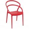 Pia Dining Chair (Red) - Front Angled - Pia Dining Chair (Red) - Front Angled