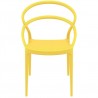 Pia Dining Chair (Yellow) - Front - Pia Dining Chair (Yellow) - Front