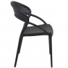 Sunset Dining Chair (Black) - Side - Sunset Dining Chair (Black) - Side