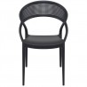 Sunset Dining Chair (Black) - Front - Sunset Dining Chair (Black) - Front