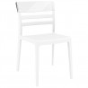 Moon Dining Chair White Transparent (Clear) - Moon Dining Chair White Transparent (Clear)