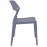 Snow Dining Chair Gray - Side - Snow Dining Chair Gray - Side