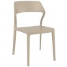 Snow Dining Chair Dove Gray - Front Angled - Snow Dining Chair Dove Gray - Front Angled
