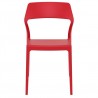 Snow Dining Chair Red - Front - Snow Dining Chair Red - Front