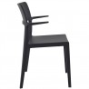 Plus Arm Chair Black - Side - Plus Arm Chair Black - Side