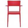 Plus Arm Chair Red - Front - Plus Arm Chair Red - Front