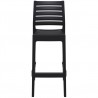 Ares Resin Barstool Black - Back