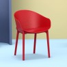 Compamia Sky Outdoor Dining Chair - Red - Compamia Sky Outdoor Dining Chair - Red