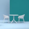 Compamia Sky Outdoor Dining Chair - White - Compamia Sky Outdoor Dining Chair - White