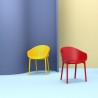 Compamia Sky Outdoor Dining Chair - Yellow - Compamia Sky Outdoor Dining Chair - Yellow