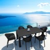 Compamia Sky 7-Piece Extendable Dining Set - Black - Compamia Sky 7-Piece Extendable Dining Set - Black