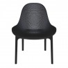 Compamia Sky Lounge Chair - BLACK - Front - Compamia Sky Lounge Chair - BLACK - Front