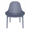 Compamia Sky Lounge Chair - DARK GRAY - Front - Compamia Sky Lounge Chair - DARK GRAY - Front