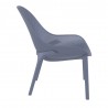 Compamia Sky Lounge Chair - DARK GRAY - Front - Compamia Sky Lounge Chair - DARK GRAY - Front