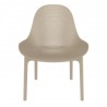 Compamia Sky Lounge Chair - DOVE GRAY - Front - Compamia Sky Lounge Chair - DOVE GRAY - Front