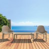 Compamia Sky Outdoor 39-inch Lounge Table - Dove Gray - Compamia Sky Outdoor 39-inch Lounge Table - Dove Gray