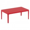 Compamia Sky Outdoor 39-inch Lounge Table - Red - Compamia Sky Outdoor 39-inch Lounge Table - Red