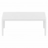 Compamia Sky Outdoor 39-inch Lounge Table - White - Compamia Sky Outdoor 39-inch Lounge Table - White