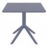 Compamia Sky Square Outdoor Lounge Table - Dark Gray - Compamia Sky Square Outdoor Lounge Table - Dark Gray