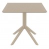 Compamia Sky Square Outdoor Lounge Table - Dove Gray - Compamia Sky Square Outdoor Lounge Table - Dove Gray