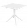 Compamia Sky Square Outdoor Lounge Table - White - Compamia Sky Square Outdoor Lounge Table - White