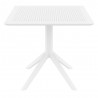 Compamia Sky Square Outdoor Lounge Table - White - Compamia Sky Square Outdoor Lounge Table - White