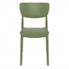 Monna Outdoor Dining Chair Olive Green - Front