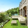 Compamia Mykonos Square Coffee Table Taupe - Lifestyle 2