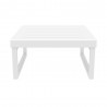 Compamia Mykonos Square Coffee Table White - Front