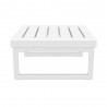 Compamia Mykonos Square Coffee Table White - Side