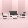 Compamia Mykonos Square Coffee Table White - Lifestyle 2