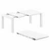 Compamia Vegas Extendable Dining Table - White - Compamia Vegas Extendable Dining Table - White