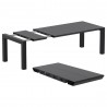  Compamia Vegas 70-86 Inch Extendable Dining Table - Black -  Compamia Vegas 70-86 Inch Extendable Dining Table - Black
