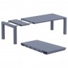  Compamia Vegas 70-86 Inch Extendable Dining Table - Dark Gray -  Compamia Vegas 70-86 Inch Extendable Dining Table - Dark Gray