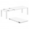  Compamia Vegas 70-86 Inch Extendable Dining Table - White -  Compamia Vegas 70-86 Inch Extendable Dining Table - White