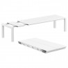 Compamia Vegas 102-118 Inch Extendable Dining Table - White - Compamia Vegas 102-118 Inch Extendable Dining Table - White