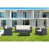 Monaco Resin Patio Seating - Brown - Monaco Resin Patio Seating - Brown