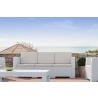 Monaco Resin Patio Seating - White - Monaco Resin Patio Seating - White