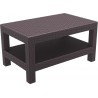 Monaco Rectangle Patio Coffee Table - Brown - Monaco Rectangle Patio Coffee Table - Brown