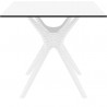 Ibiza Square Table 31 inch White - 