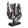 Moe's Home Collection Coral Sculpture Small Black Nickel - Side Angled